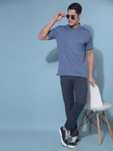 Crimsoune Club Round Neck Short Sleeves Cotton Slim Fit T-shirt