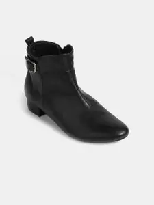 LEMON & PEPPER Women Mid Top Block Heeled Regular Boots