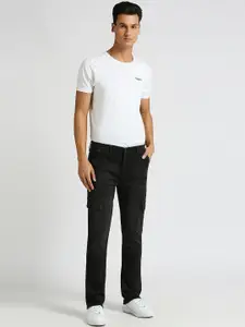 Pepe Jeans Men Straight Fit Clean Look Cargo Styles Stretchable Jeans