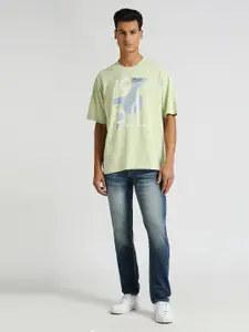 Pepe Jeans Typography Printed Pure Cotton Oversized T-shirt