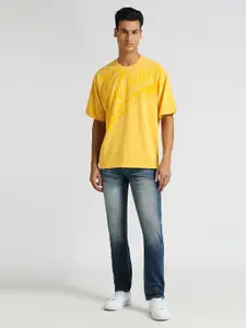 Pepe Jeans Typography Printed Pure Cotton Oversized T-shirt