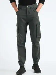 Flying Machine Men Slim Fit Cargos Trousers