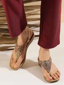 Inc 5 Embellished T-Strap Flats