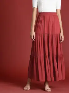 all about you Tiered Maxi Skirt