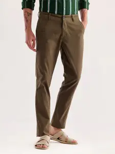Red Flame Men Slim Fit Mid Rise Stretchable Trousers