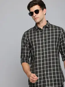 Flying Machine Pure Cotton Slim Fit Checked Casual Shirt