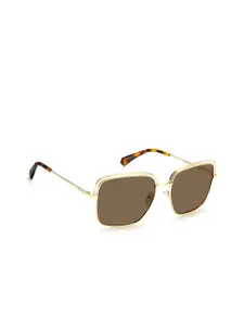 Polaroid Women Square Sunglasses With UV Protected Lens 20391701Q56SP