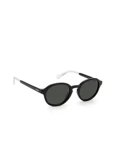 Polaroid Men Round Sunglasses with UV Protected Lens 20339180750M9
