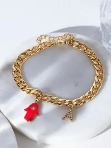 DressBerry Gold-Plated Link Bracelet