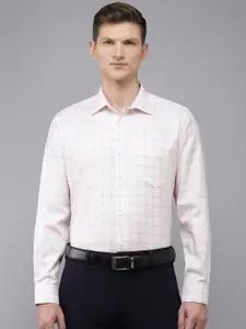 Van Heusen Custom Fit Checked Pure Cotton Formal Shirt