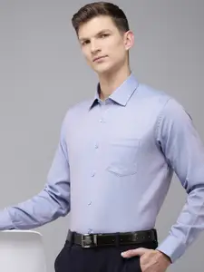 Van Heusen Pure Cotton Custom Fit Opaque Formal Shirt