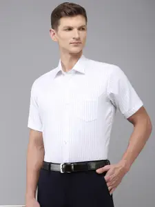 Van Heusen Pure Cotton Custom Fit Striped Formal Shirt