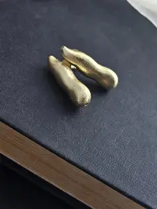 Binnis Wardrobe Gold-Plated Contemporary Studs Earrings