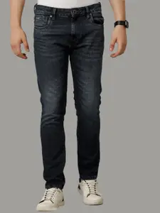 Voi Jeans Men Comfort Skinny Fit Clean Look Light Fade Stretchable Jeans