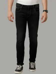 Voi Jeans Men Mid-Rise Comfort Skinny Fit Light Fade Stretchable Jeans