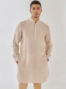 QB MEN Band Collar Straight Kurta