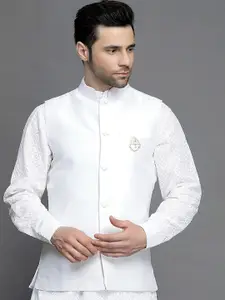 Utsav Fashion Woven Nehru Jackets