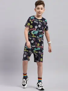 Monte Carlo Boys Printed T-shirt with Short
