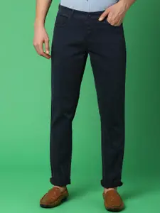 V-Mart Men Slim Fit Mid-Rise Cotton Chinos Trousers