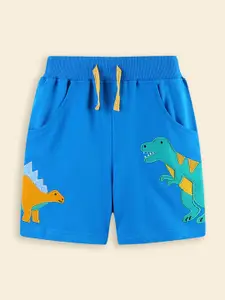 INCLUD Boys Printed Mid-Rise Shorts