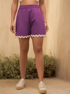 RARE Women High-Rise Regular Shorts