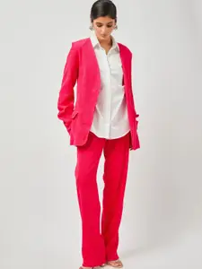 Contemponari Single-Breasted Blazer