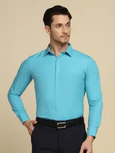TAHVO Smart Slim Fit Spread Collar Formal Shirt