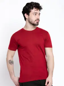 Beyoung Round Neck Short Sleeves Cotton Casual T-shirt
