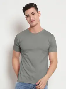 Beyoung Round Neck Short Sleeves Cotton Casual T-shirt