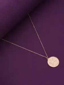 KAI JEWEL 925 Sterling Silver Rose Gold-Plated Necklace