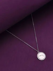 KAI JEWEL 925 Sterling Silver Rhodium-Plated Necklace