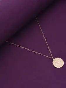 KAI JEWEL Sterling Silver Rose Gold-Plated Necklace