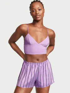 Victoria's Secret Shoulder Strap Crop Cami Night suit