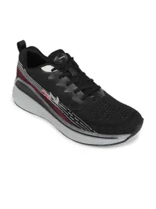 Campus Men Textured Lace-Up Running Shoes