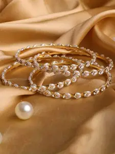 leshya Set Of 4 Pearl-Beaded Bangles
