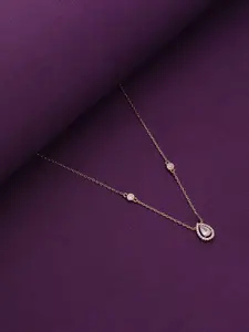 KAI JEWEL 925 Sterling Silver Rhodium-Plated Necklace