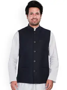 Authentics Mandarin Collar Sleeveless Nehru Jacket