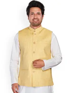 Authentics Printed Cotton Nehru Jacket