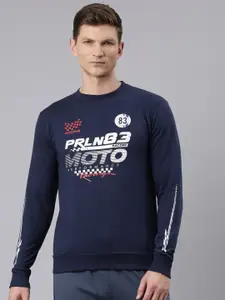 Proline Printed Cotton Pullover Sweatshirt