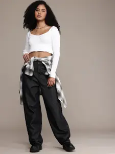 The Roadster Life Co. Women High-Rise Skater Fit Jeans