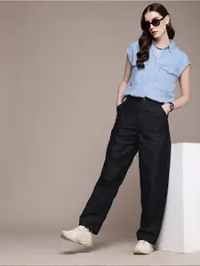 The Roadster Life Co. Women Skater Fit High-Rise Jeans