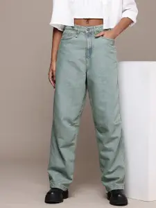 The Roadster Life Co. Women Skater Fit High-Rise Light Fade Jeans