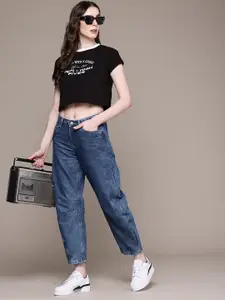 The Roadster Life Co. Women Horseshoe Fit Low-Rise Light Fade Jeans