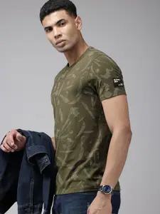 SPYKAR Graphic Printed Slim Fit T-shirt