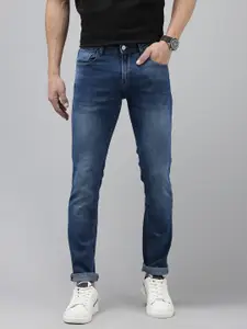SPYKAR Men Slim Fit Low-Rise Light Fade Stretchable Jeans