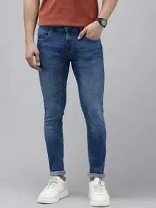 SPYKAR Men Super Skinny Fit Low-Rise Light Fade Stretchable Jeans