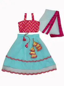 BAESD Girls Ready to Wear Lehenga & Blouse With Dupatta