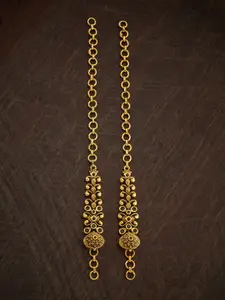 Kushal's Fashion Jewellery Stones Studded Cuff Earrings