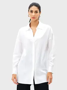 Fab Star Comfort Spread Collar Long Sleeves Cotton Casual Shirt