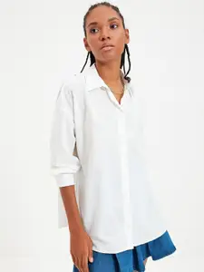 Fab Star Comfort Spread Collar Oversized Cotton Casual Shirt